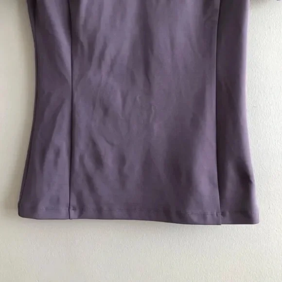 TKEQ Quinn Essential Horse Show Competition Stretchy Short Sleeve Shirt Purple - Picture 5 of 11